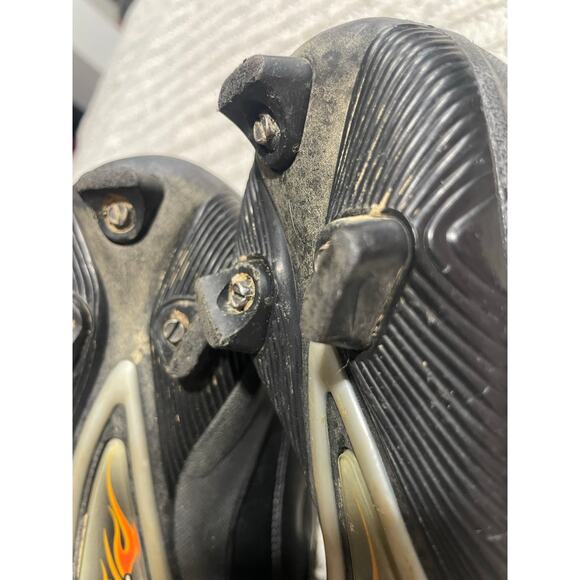 Nike Air Baseball Cleats Air Conversion Men's Size 9.5 Black 306943 001 00 - Picture 9 of 11